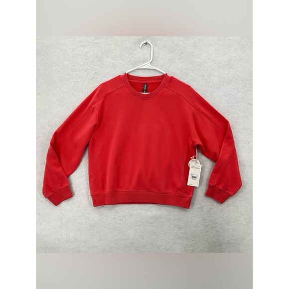 Vuori Sweaters - NWT Vuori Women's Sedona Seams Crew XS Bright Coral VW2068